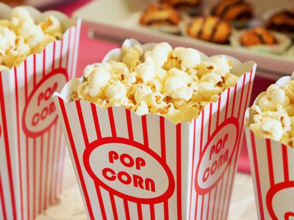 Silent movie night popcorn Silent movie night popcorn