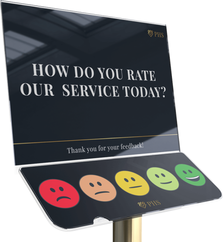 feedback terminal station Guest feedback terminal station